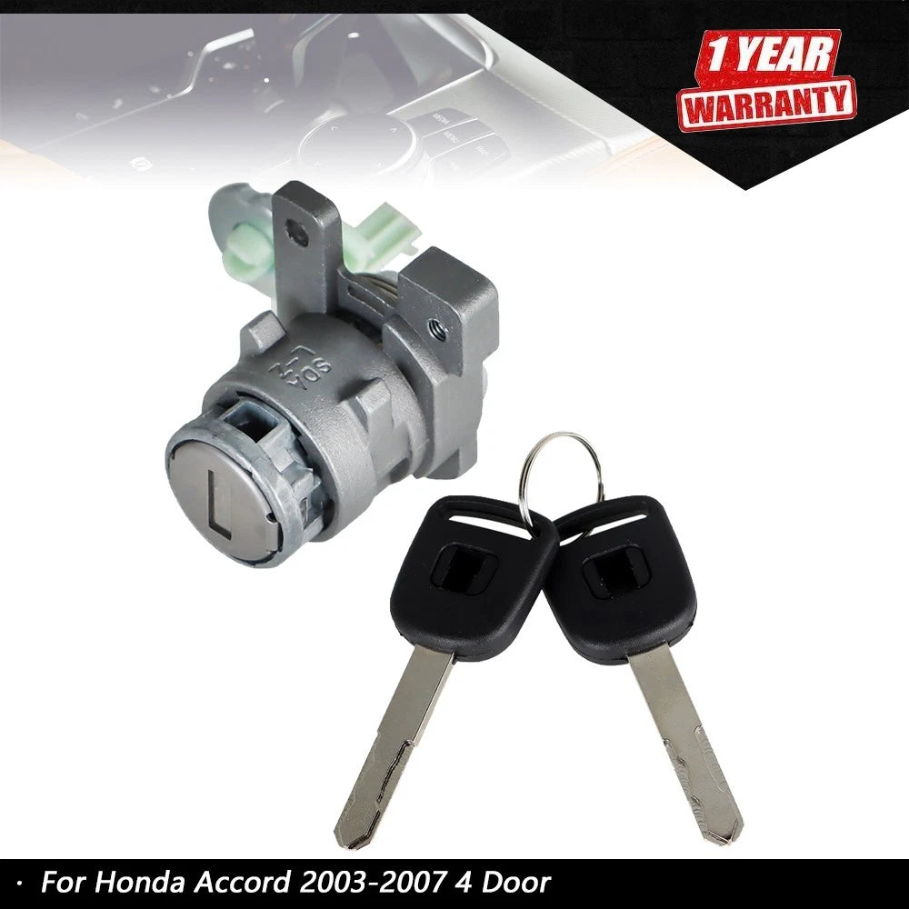 Left Driver Door Lock Cylinder for Honda Accord (2003–2007)