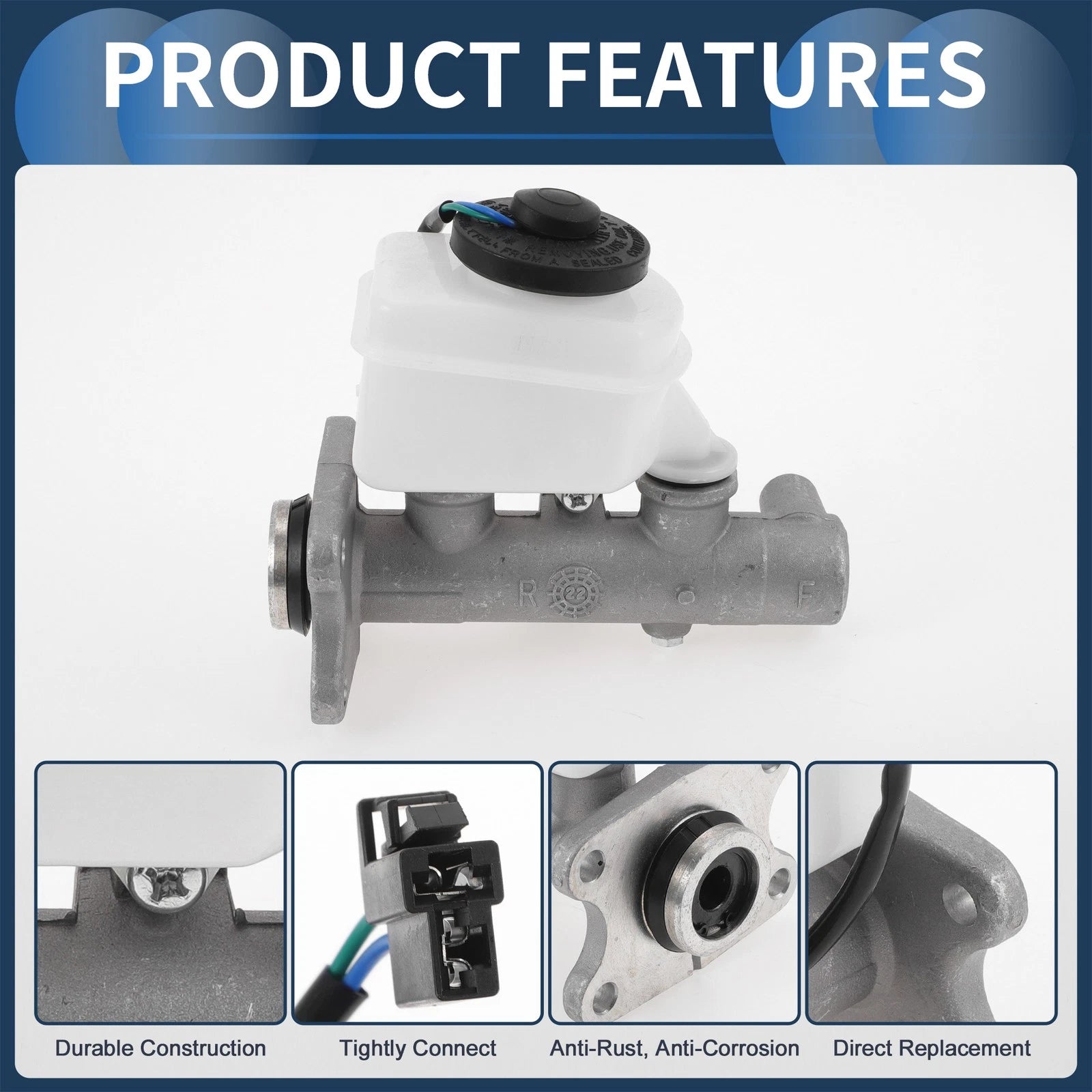 Brake Master Cylinder with Reservoir No. 472013D040 for Toyota 4Runner (1990–1995)