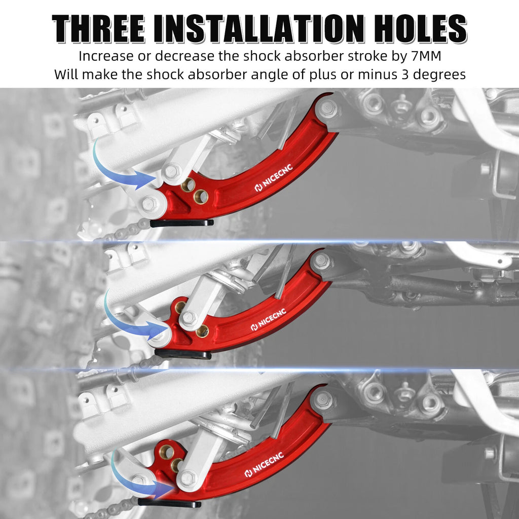 Rear Shock Suspension Linkage for Honda TRX450ER (2006–2014) Red