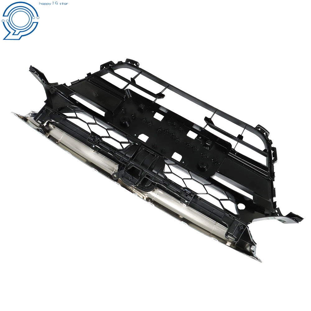 Front Bumper Grille Set for Honda Accord (2018–2019) Chrome Black