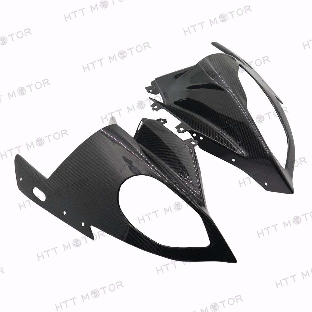 Set of 2 Headlight Cowl Fairings for BMW S1000RR (2015–2017) Carbon Fiber