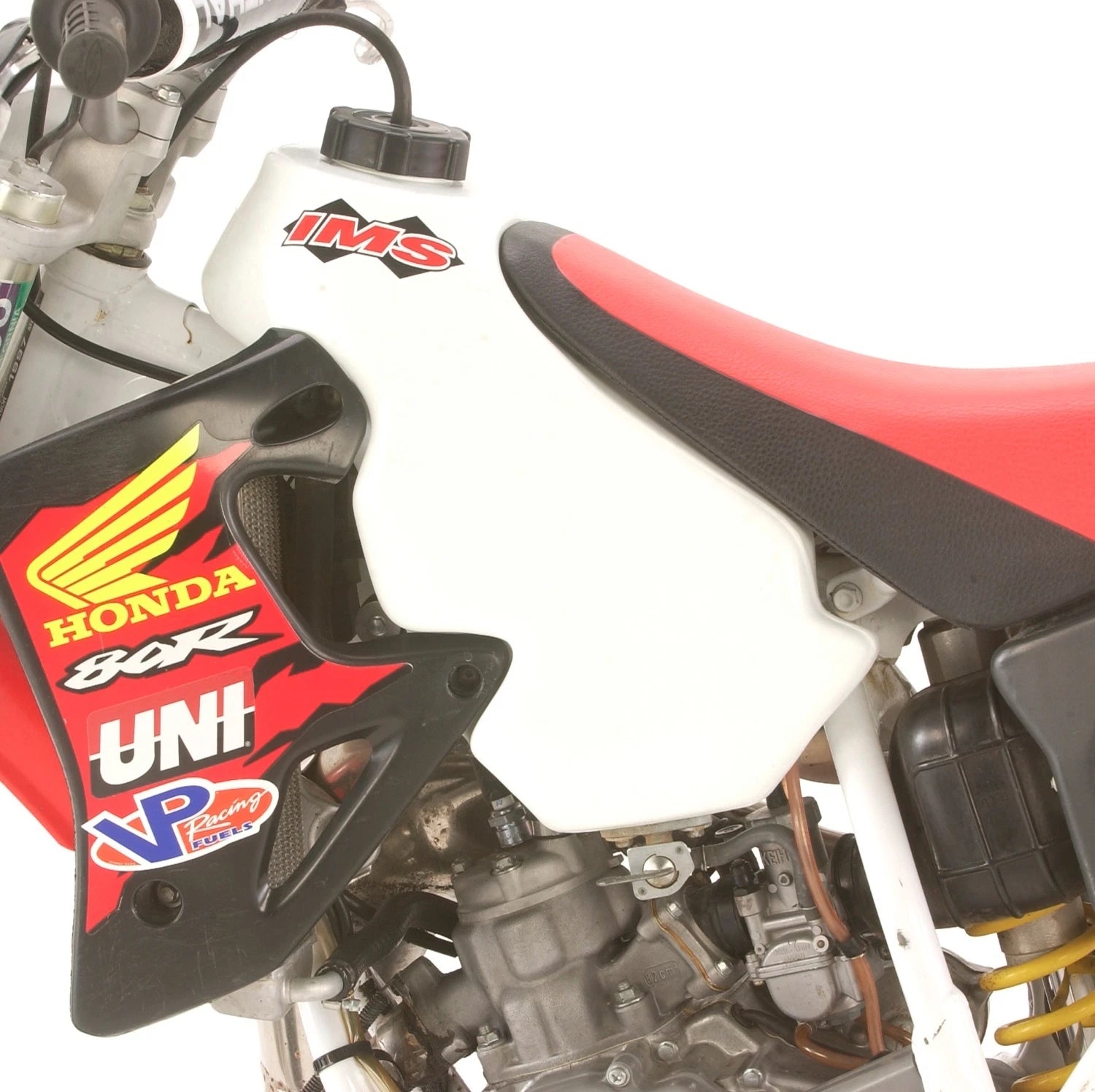 2.5 Gallon Fuel Gas Tank for Honda CR80/CR85 (1993–2007) - White