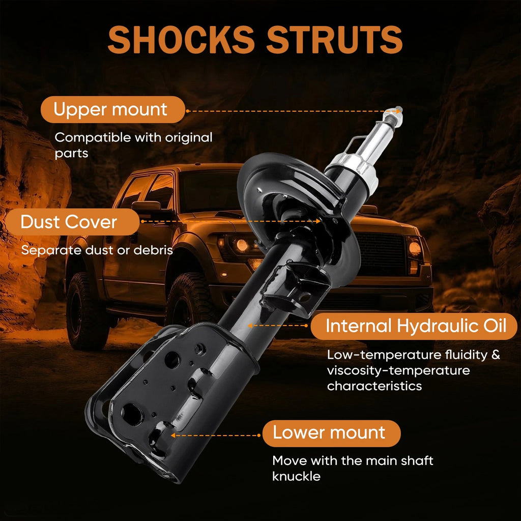 Front Gas Shocks Struts for Chevrolet Pontiac Suzuki GMC Saturn