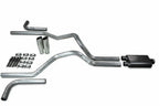 2.5" Dual Exhaust Kit for Dodge Ram 1500 (2019–2025) - Clamp on Tips, Side Exit