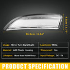 Set of 2 Mirror Turn Signal Lights for Ford (8A61-13B381-AF)