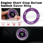 Engine Start Stop Button Cover Ring for 2015-2023 Dodge Charger RAM