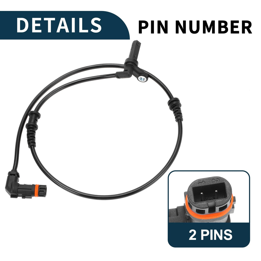 Front Left ABS Wheel Speed Sensor for Mercedes-Benz E400 (2017–2019) No.A2129055905