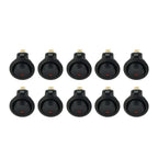 Rocker switch 10 x SPST 2-pin Red LED for Marine Boat Car RV Motorcycle