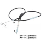 Clutch Cable for Harley Sportster XL883 1200 (2000–2010) 63 Inch