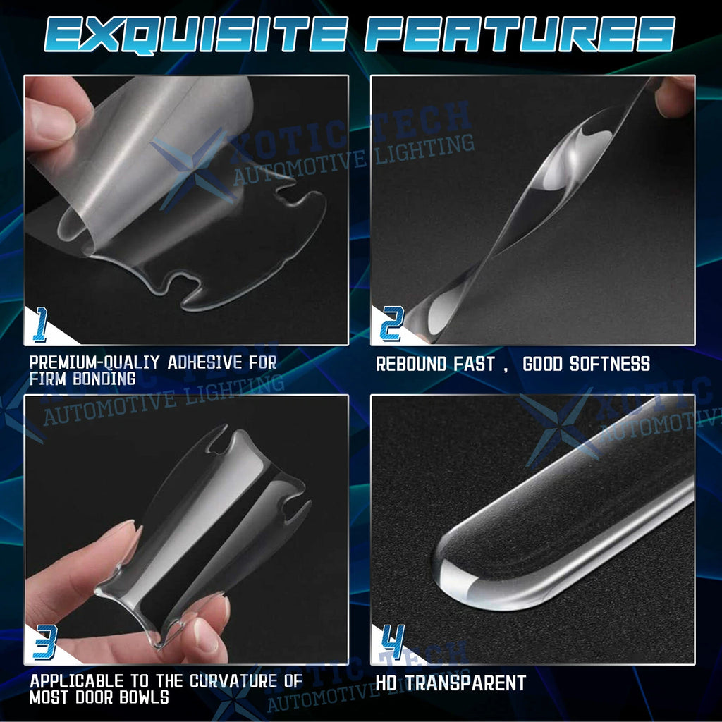 JDM Clear Scratch Protect Door Handle Decal for Honda Accord & Civic (2019-2021)