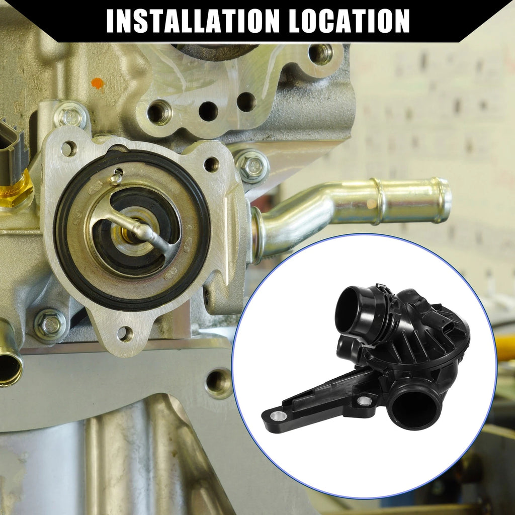 Engine Coolant Thermostat Housing Assembly for BMW 320i (2012–2018) No.11537600584