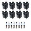 Set of 8 Ignition Coils & Spark Plugs for GMC Sierra V8