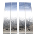 Pillar Post Covers 4pc Stainless Steel Diamond Grade for GMC Yukon XL (2015–2020)