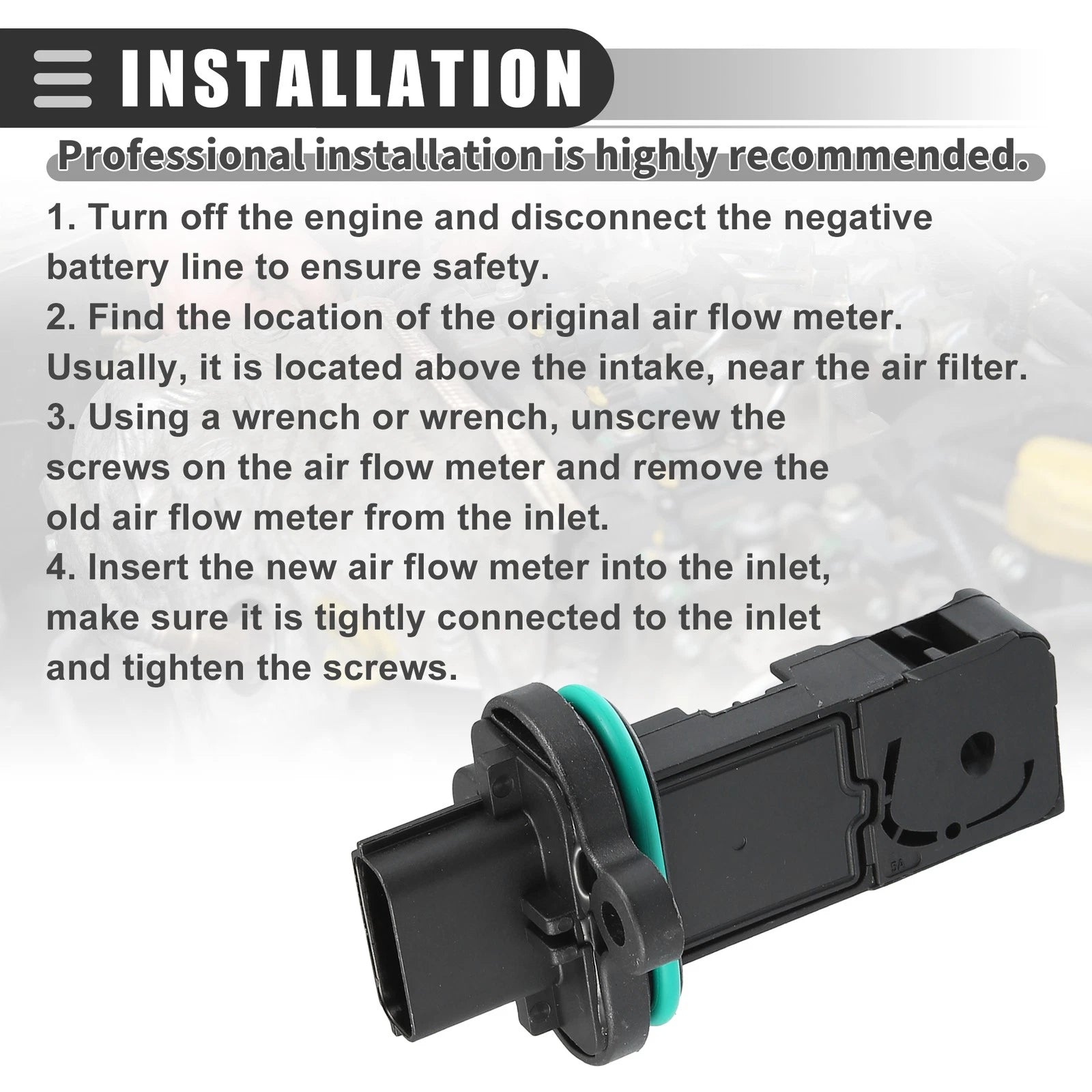 Air Flow Sensor Meter MAS0321 for Chevrolet Cruze, Buick 