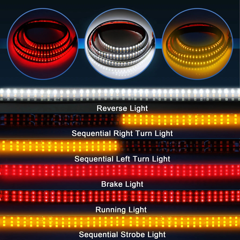 60" 432-LED Tailgate Light Bar for Ford F150 