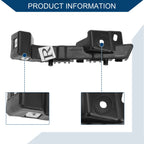 Right Front Bumper Support Bracket for Chevy Malibu (2016–2022) ABS Black