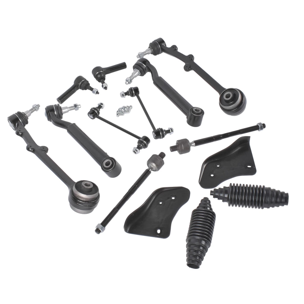 12x Front Lower Control Arm Sway Bar Tie Rods for Ford Mustang (2015–2019)