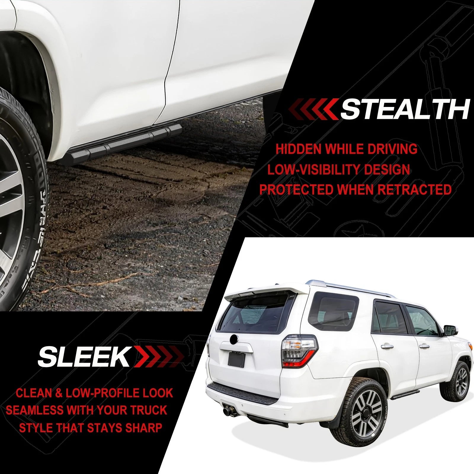 Power Drop Steps for Toyota 4Runner (2010-2024)