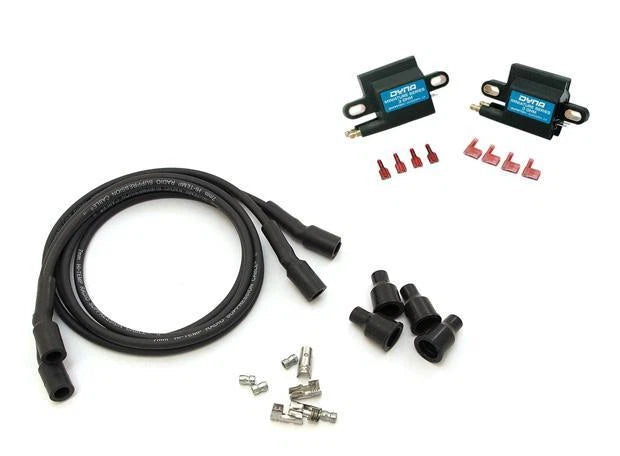 Dyna Ignition 3 Ohm Dual Mini Coil DC1-2 Wires DW-200 for Kawasaki GPZ550 (1983–1985)