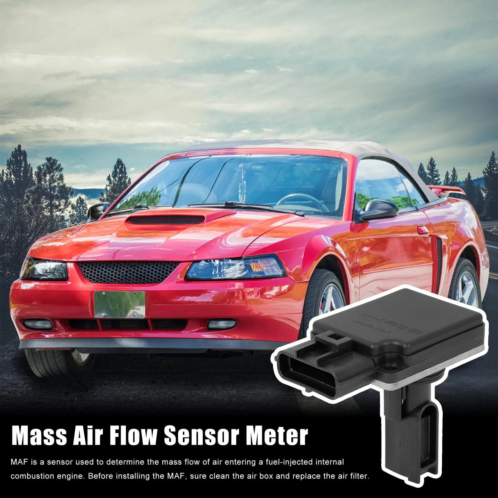 3L3U12B579AA MAF Mass Air Flow Sensor for Ford Excursion (2003–2005)