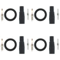 Set of 4 NGK Laser Iridium Spark Plugs & Denso Coil Boots for Corolla Prius (2009–2019)