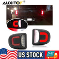 2 LED License Plate Lights for Chevy Silverado GMC Sierra 1500 2500 (2014–2023)