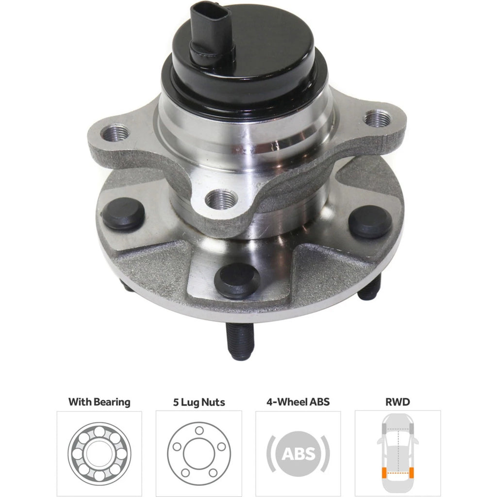 Set of 4 Wheel Hubs for Lexus IS250