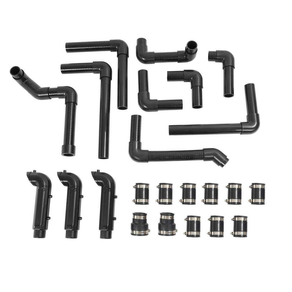 Snorkel Kit for Polaris Ranger SP 570 (2022–2023) - Clamp on ABS+PVC Black