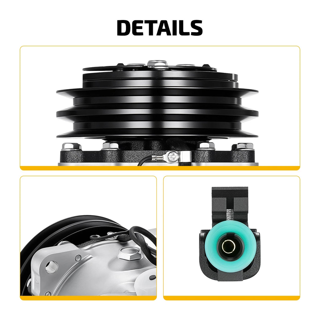 A/C Compressor CO4647C for Mack CH MR (1989–2006) & Volvo 940 (1991–1995)