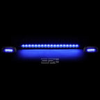 3Pcs Smoked Housing Blue LED Cab Roof Running Light for Silverado/Sierra (2007–2013)