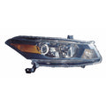 Replacement Passenger Side Head Light Assembly For 2011-2012 Honda Accord Coupe