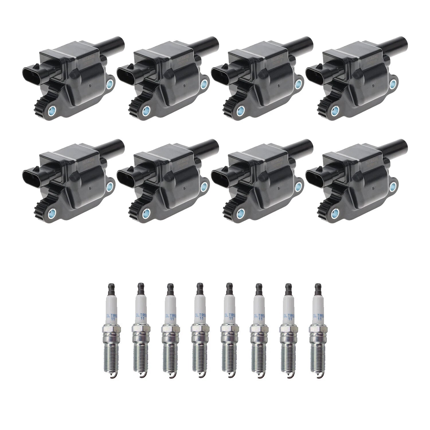 Set of 8 Ignition Coils & NGK Iridium Spark Plugs for Sierra 1500 Tahoe (2000–2006)