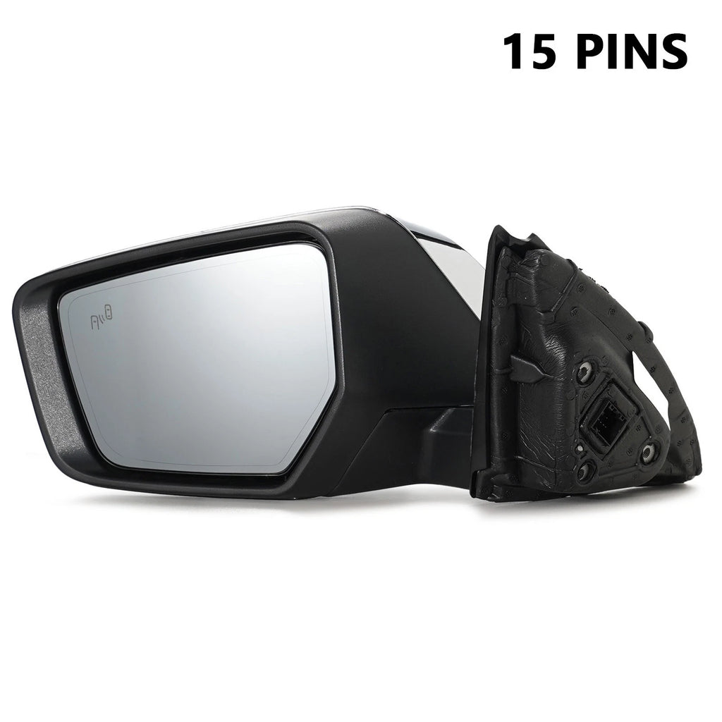 Left Side Mirror with Turn Signal & Blind Spot for Chevy Impala (2014–2020)