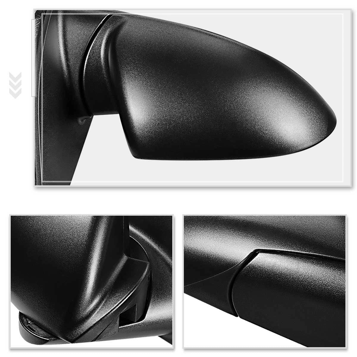Power Heated Chrome Towing Mirrors with LED Signal for Silverado/Sierra (1999–2002)
