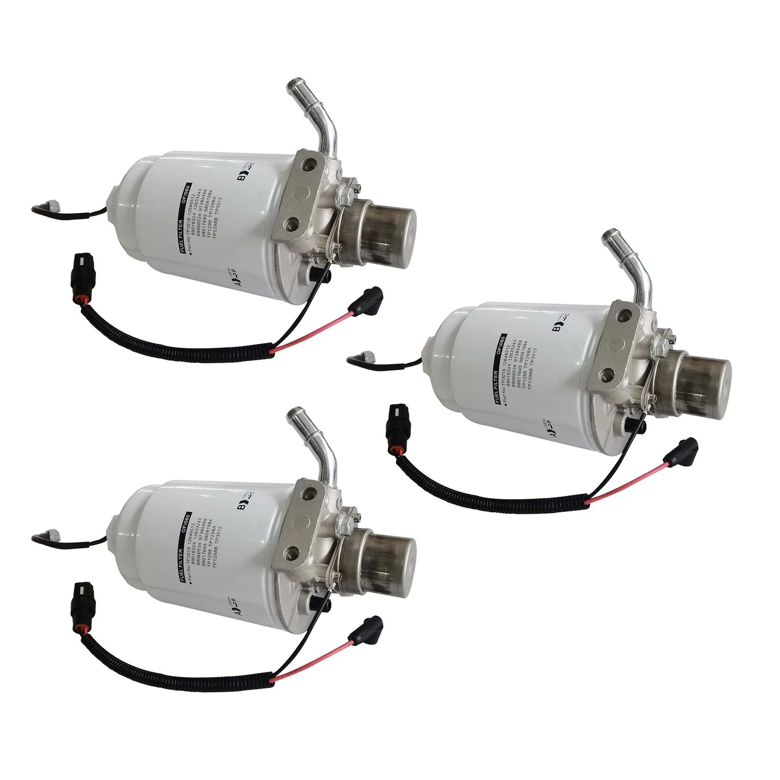 3PCS Fuel Filter Housing for GMC Sierra, Chevrolet Silverado 2500 HD (2001–2012)