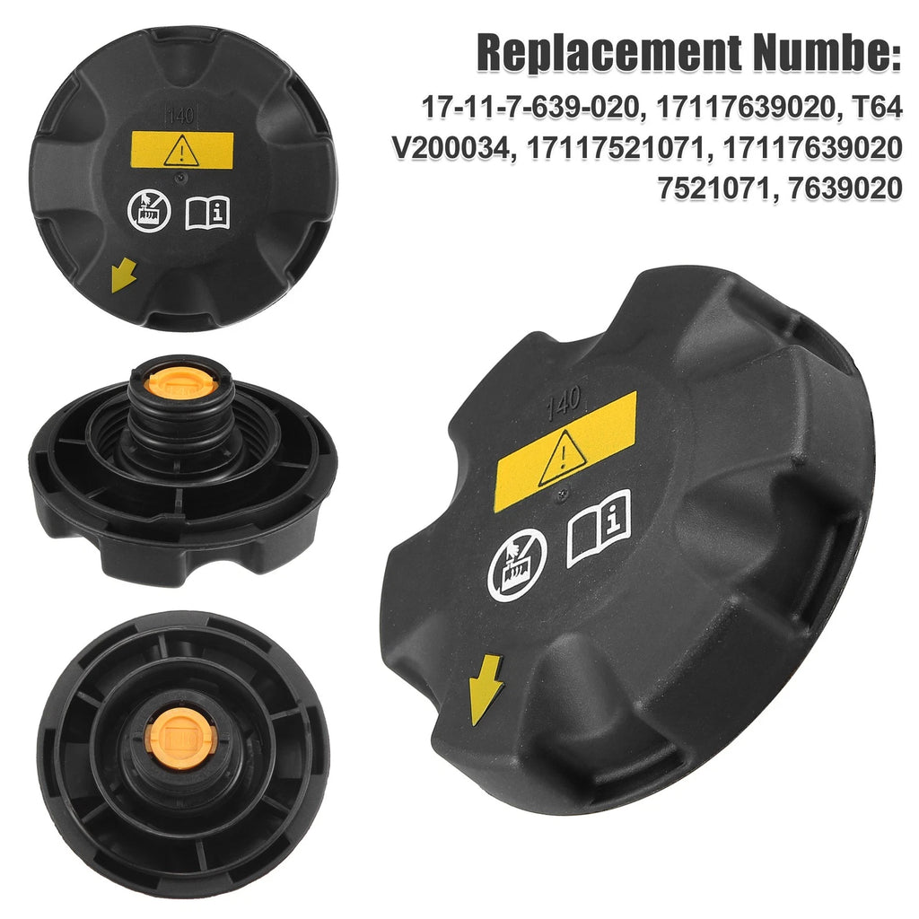 Engine Coolant Overflow Reservoir Cap for BMW E82 E84 (2007–2013) 718844983778