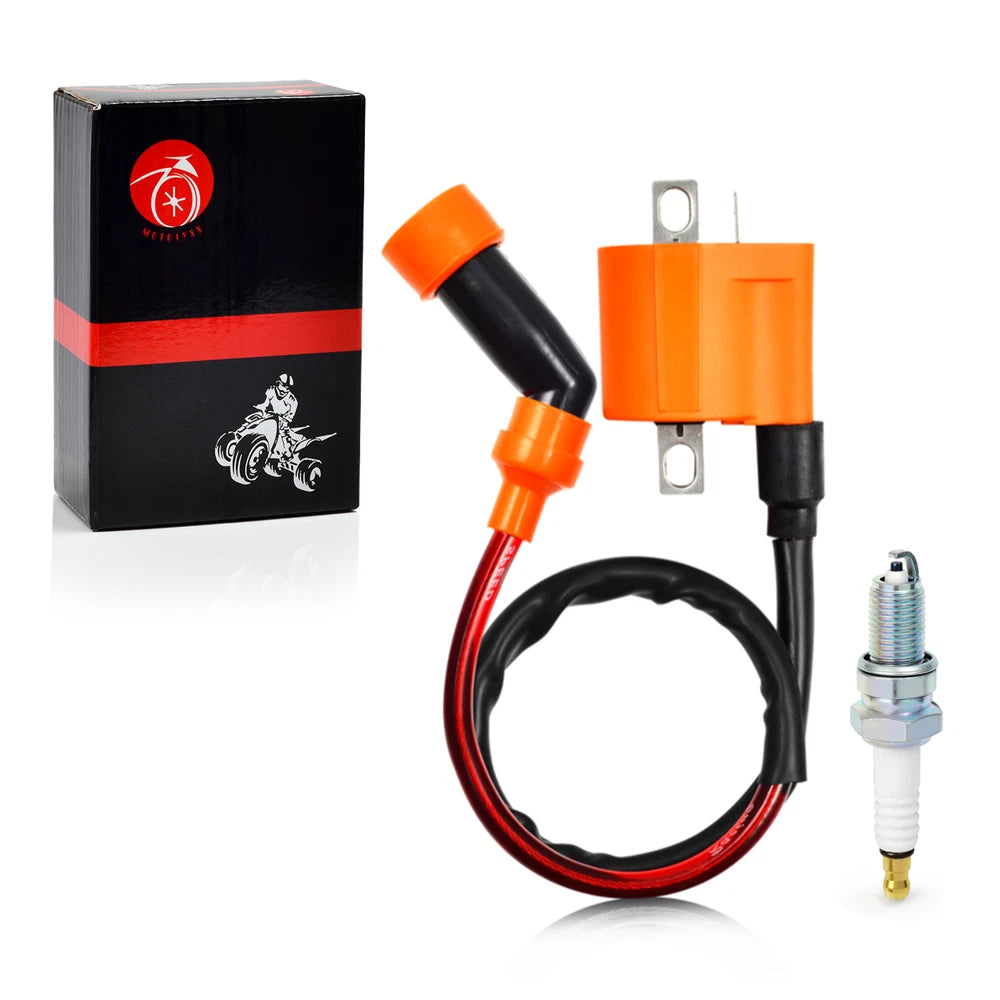 Ignition Coil & Spark Plug for Yamaha Kodiak 400 (2000-2006)