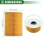 Set of 4 Engine Oil Filters for Kia Telluride (2020–2023) No. 263203CKB0