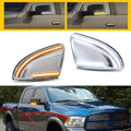 Pair of Sequential LED Mirror Turn Signal Puddle Lights for Ram Dodge 1500 (2009–2018)