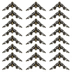 24 Pack Metal Decorative Edge Protectors for Scrapbooks and Frames