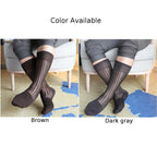 Comfort Mens Knee High Dress Socks - Breathable Stockings (2023)