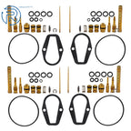 Set of 4 Carburetor Rebuild Kits for Honda CB550F CB550 CB550K (1974–1976)