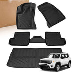 Set of 4 Car Floor Mats for Jeep Renegade (2015–2023)