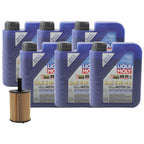 6L Liqui Moly Leichtlauf High Tech 5W40 Engine Oil Change Kit for Golf Jetta (2006–2019)