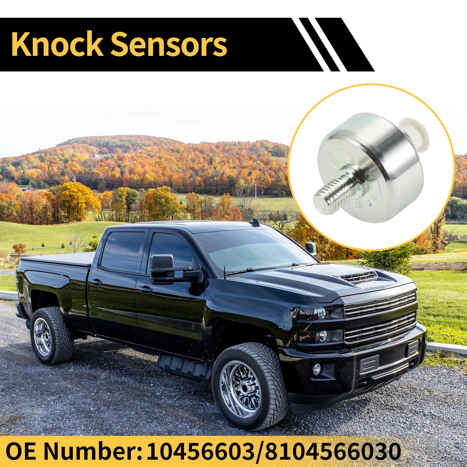 Knock Sensors for Chevrolet Silverado 2500 (1999–2004) No. 10456603/8104566030