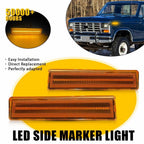 Amber Side Marker Signal Light for Ford F-150 Bronco F-250 F-350 (1980–1986)