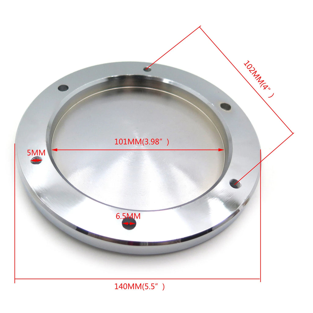 Billet Aluminum Derby Covers for Suzuki Boulevard M109R (2006–2013) Chrome