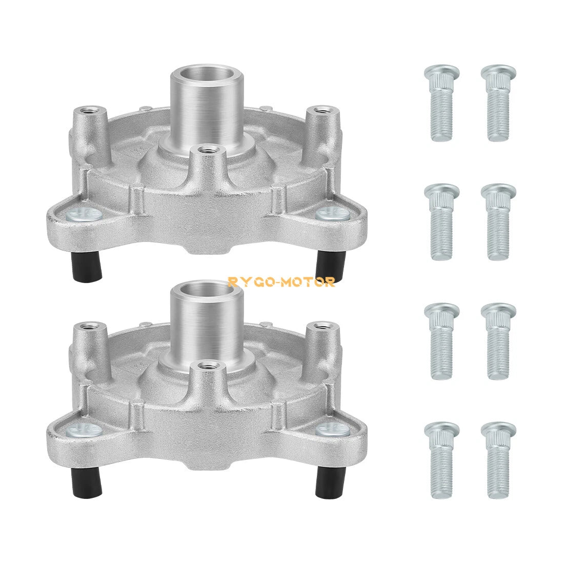 Set of 2 Front Wheel Hubs & Studs for Polaris Sportsman 300 400 4x4 (2008–2010) 5136296