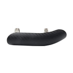 Universal Exhaust Muffler Heat Shield Cover for Car - Black/Silver Clamp