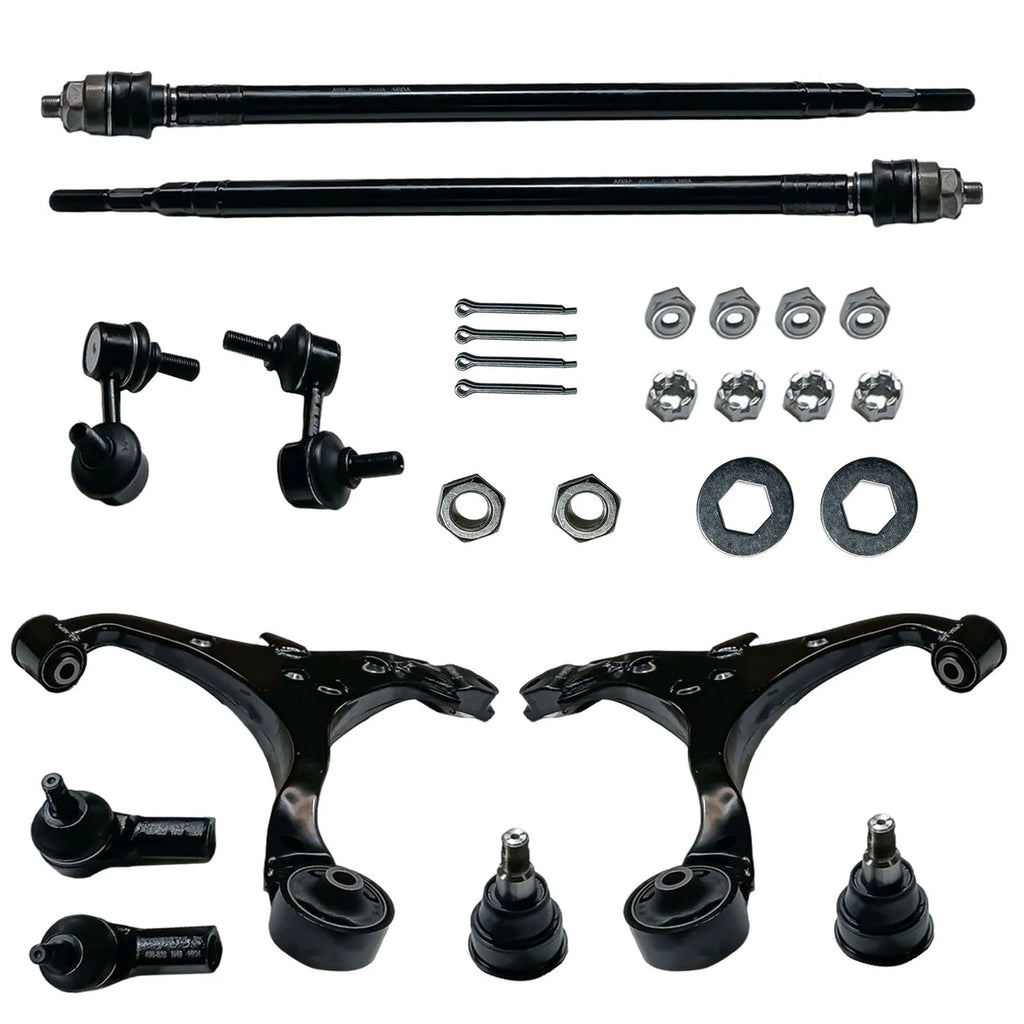 10pcs Front Lower Control Arms Sway Bars Tie Rods for Honda CR-V (2002–2006)